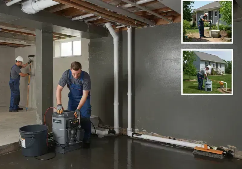 Basement Waterproofing and Flood Prevention process in Bourbon County, KY